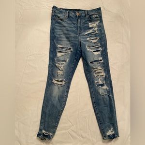 size 10 american eagle next style stretch jeans